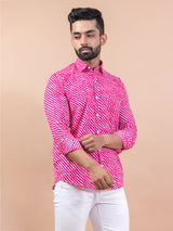 Jaipuri Full Sleeve Printed Shirt for Men