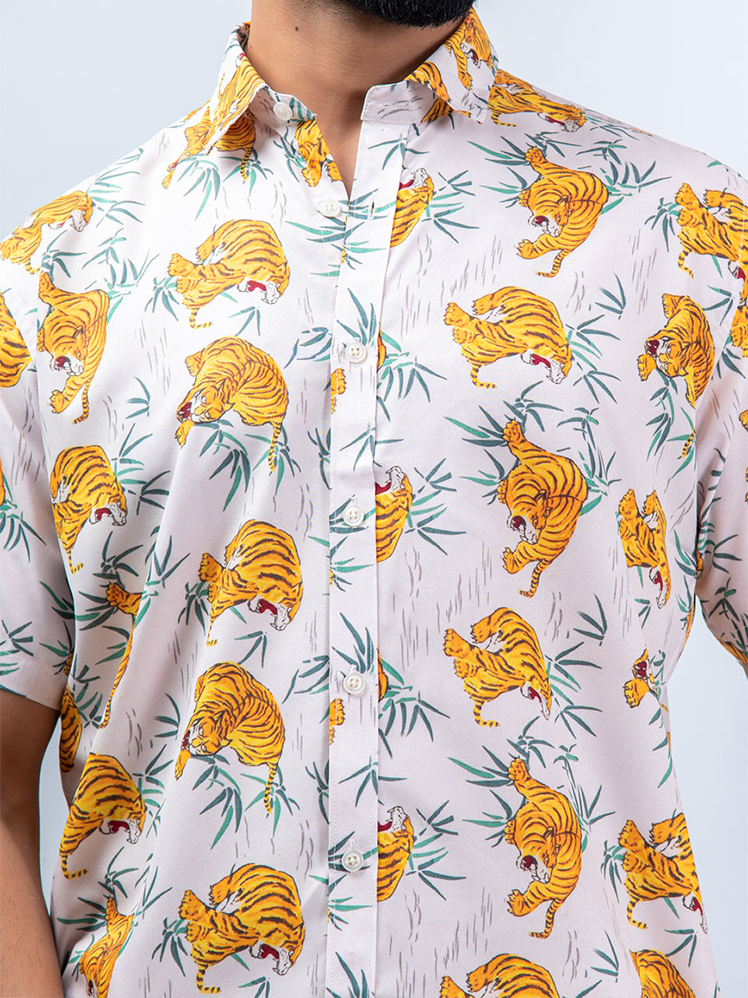 H&m tiger outlet shirt mens