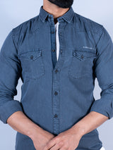 Dark Grey Denim Shirt