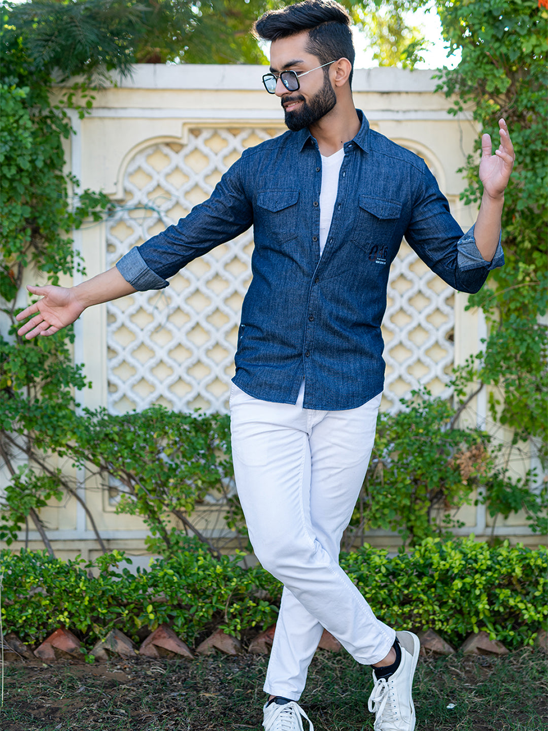 Blue Denim Shirt