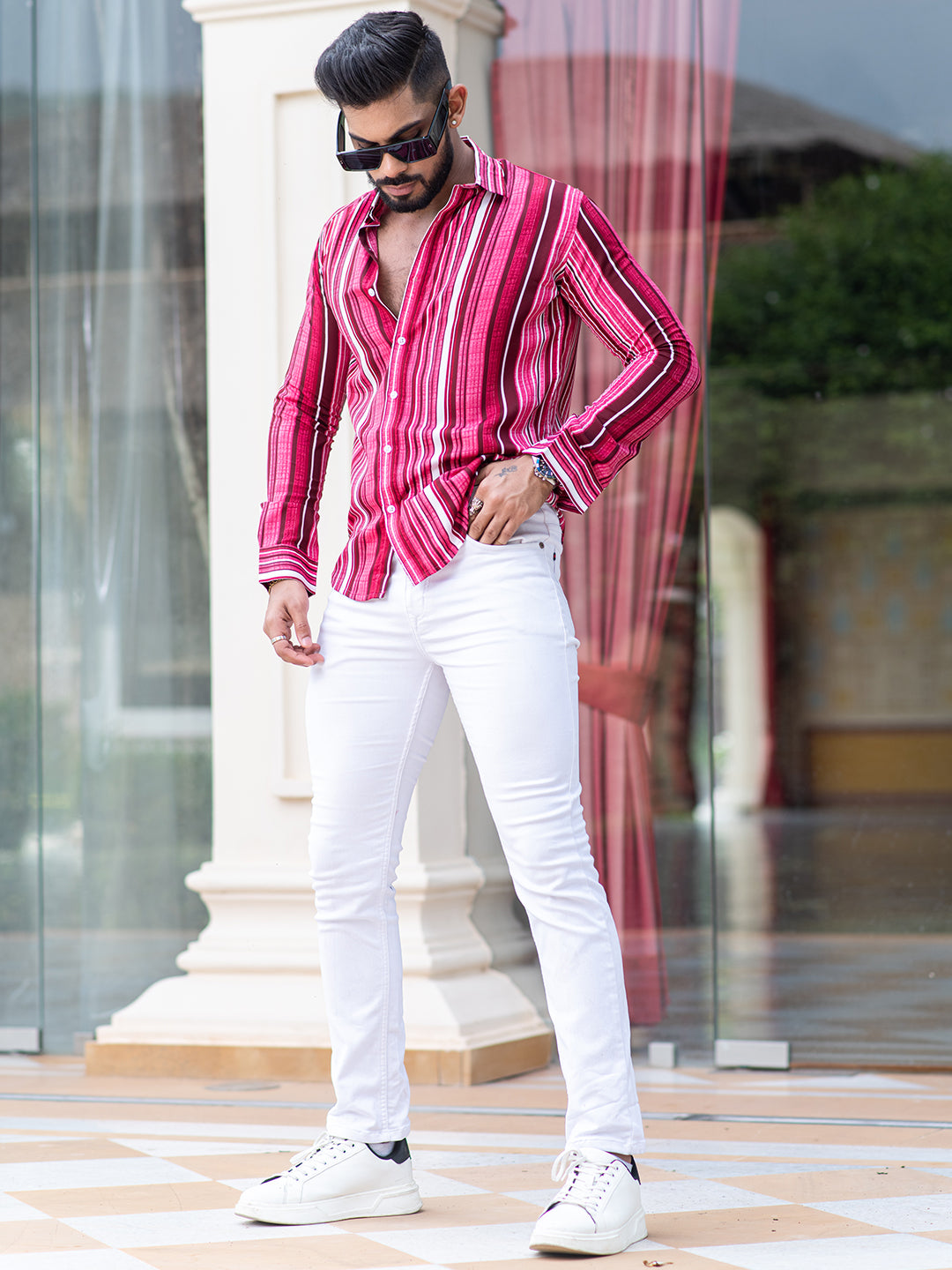 What color of shirts go with pink pants? - Quora