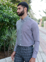 black check shirt