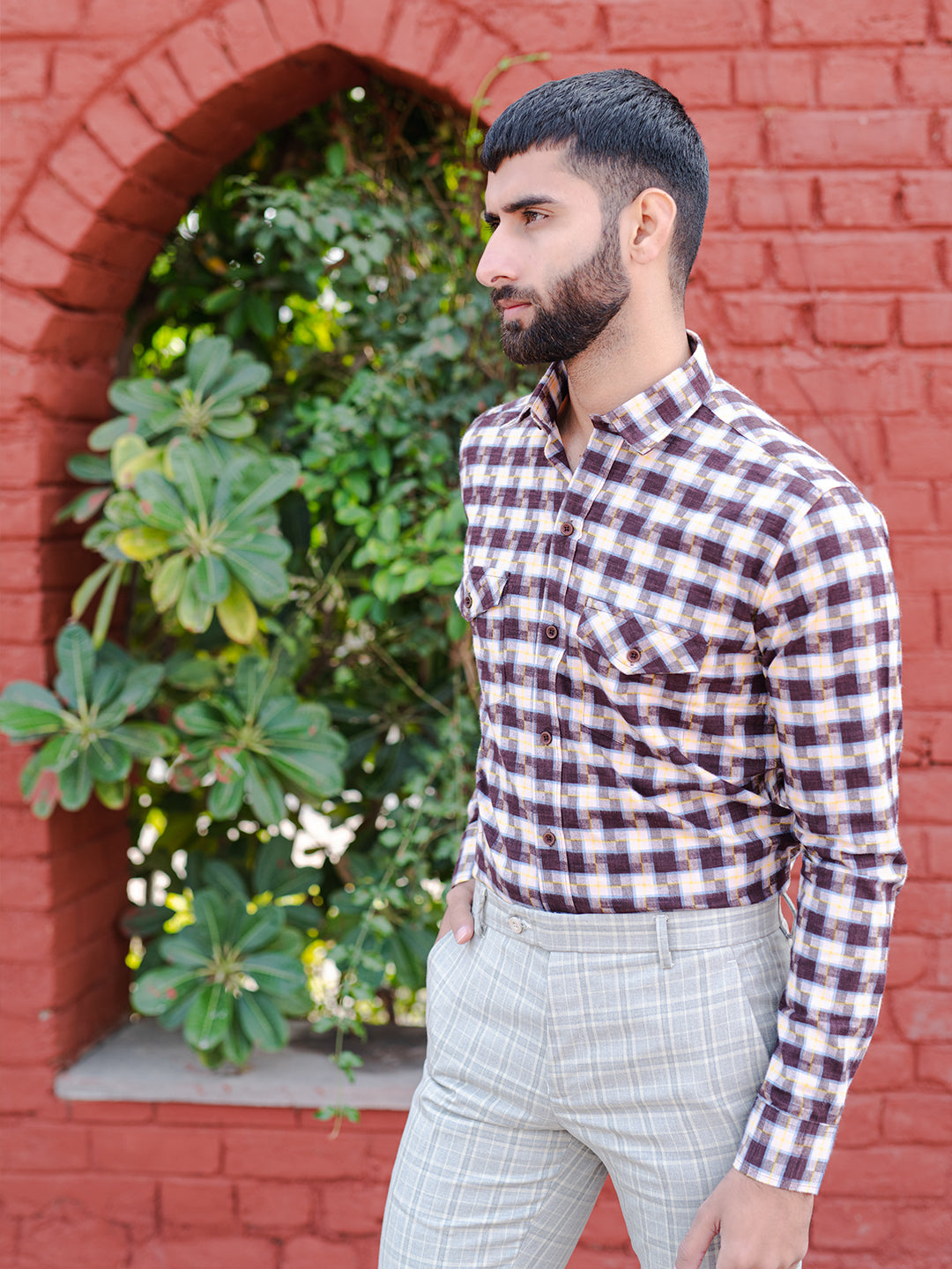 check shirt for men 