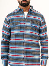 Multi Checks 2 Pockets Full Sleeves Combed Cotton Shirt