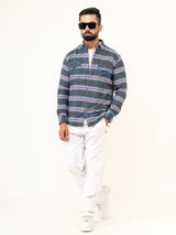 Multi Checks 2 Pockets Full Sleeves Combed Cotton Shirt