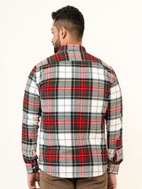 Multi Checks 2 Pockets Full Sleeves Combed Cotton Shirt