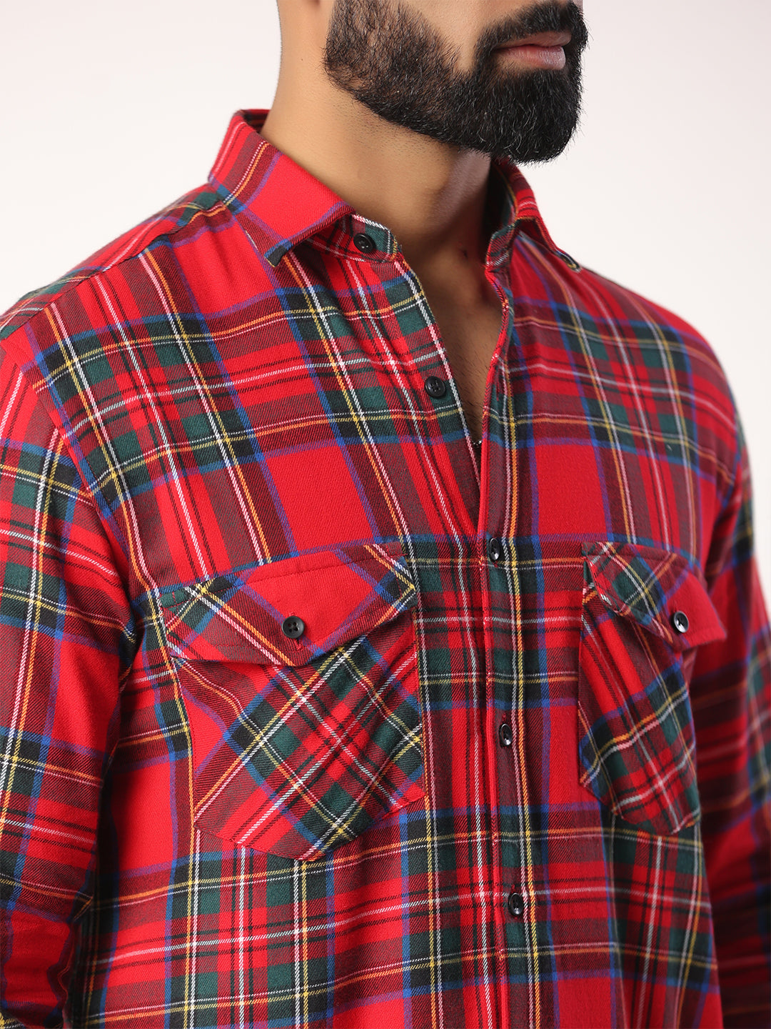 red check shirt