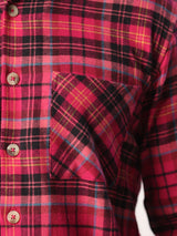 cotton check shirt for men