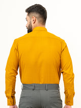 Mustard Yellow Full Sleeves Cotton Shirt