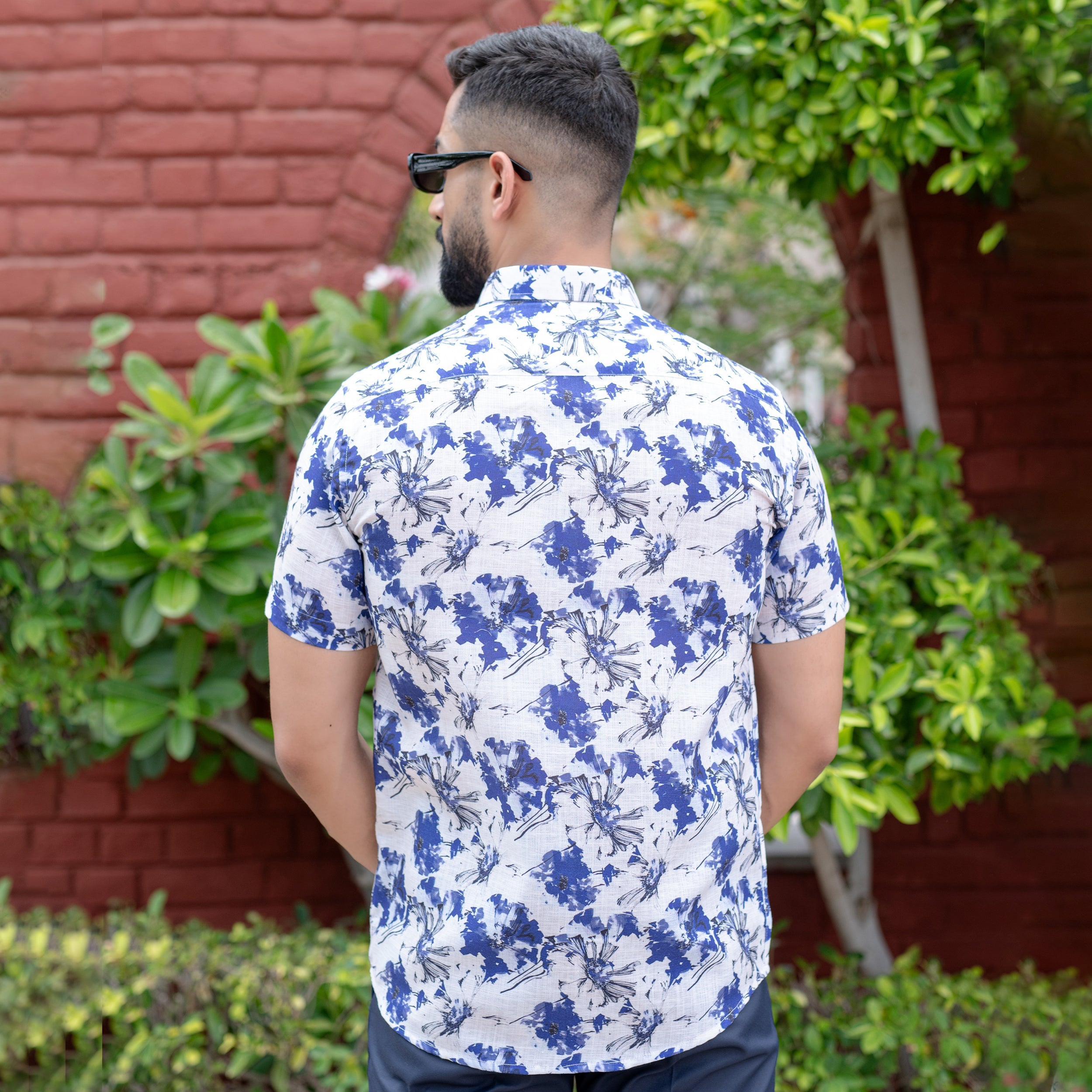 floral print shirt