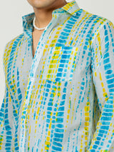 Multi Color Full Sleeve Printed Shirt