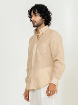 Pine Linen blend full sleeves shirt