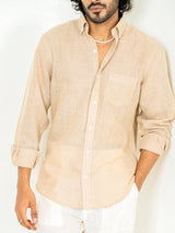 Pine Linen blend full sleeves shirt