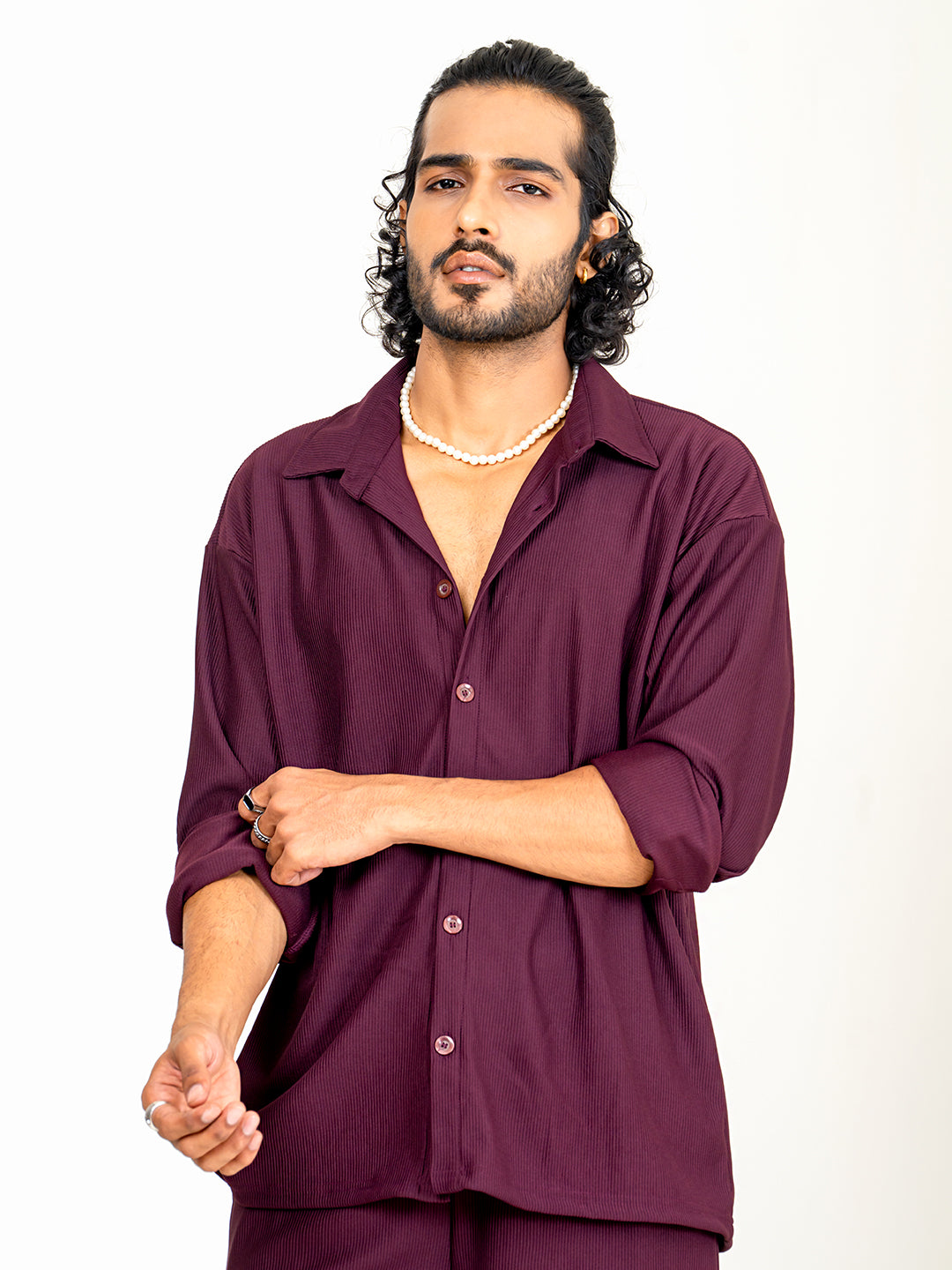 Maroon Cord shirt