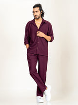 Maroon Cord shirt