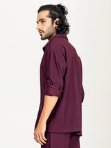 Maroon Cord shirt