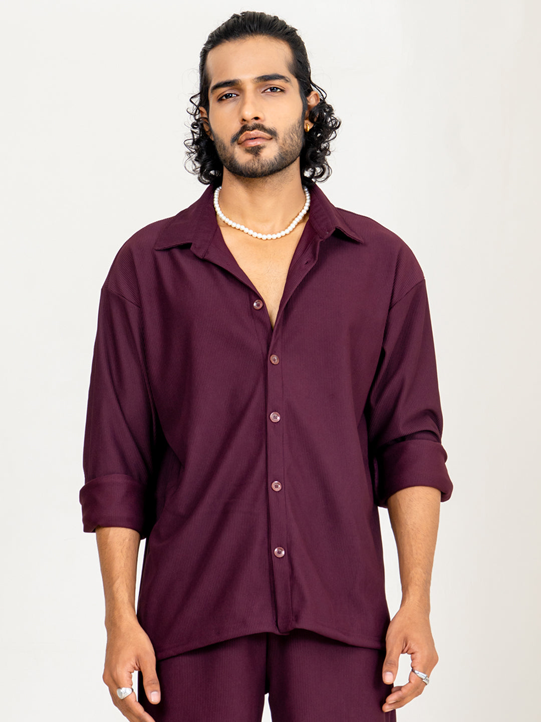 Maroon Cord shirt