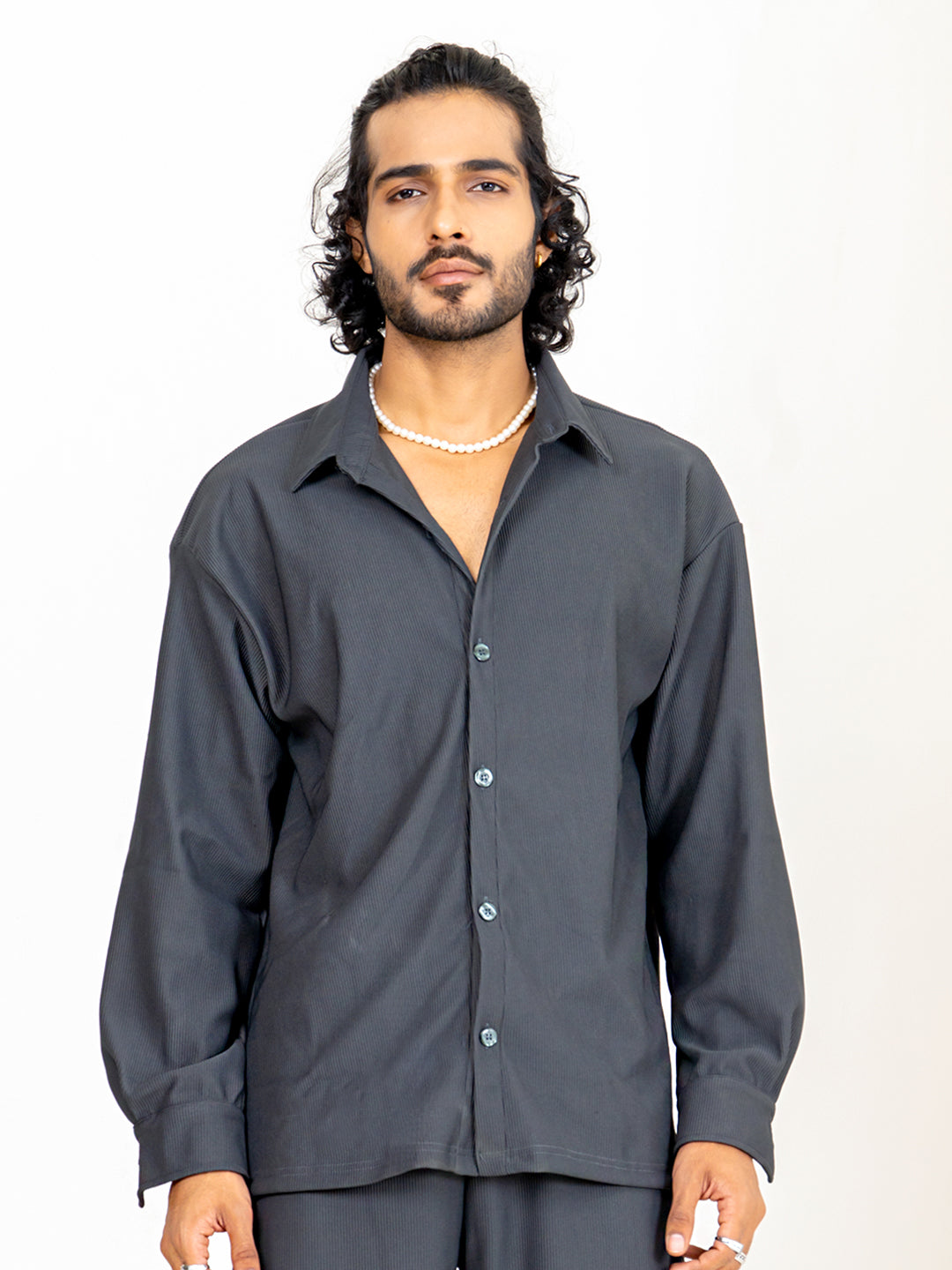 Dark Gray Cord shirt