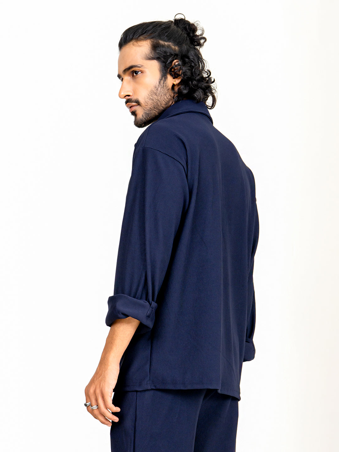 Navy Blue Cord shirt