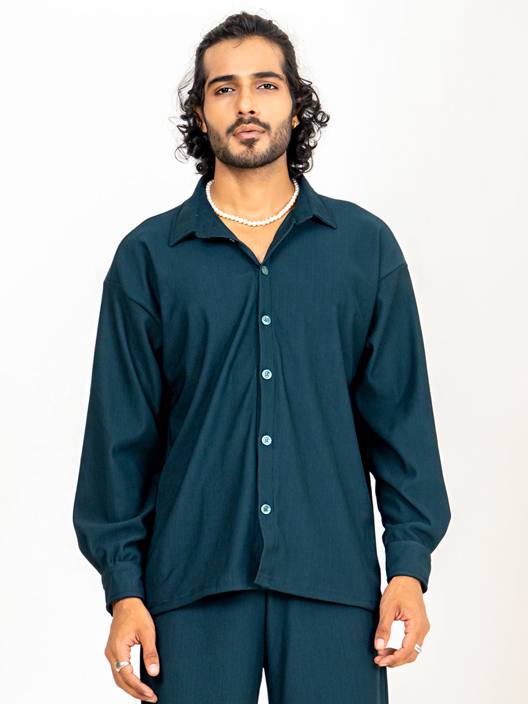 Teal Bluish Cord shirt