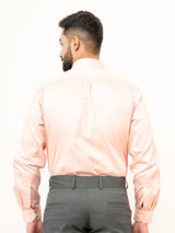 100% Cotton Peach Full Sleeves Shirt