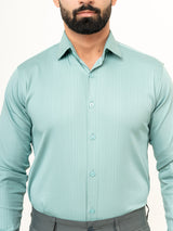 Sea Green Full Sleeve Solid Shirt