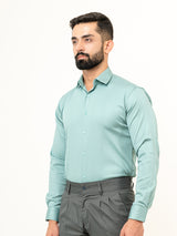 Sea Green Full Sleeve Solid Shirt