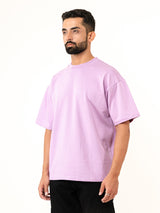 Purple French Terry Oversized T-shirt