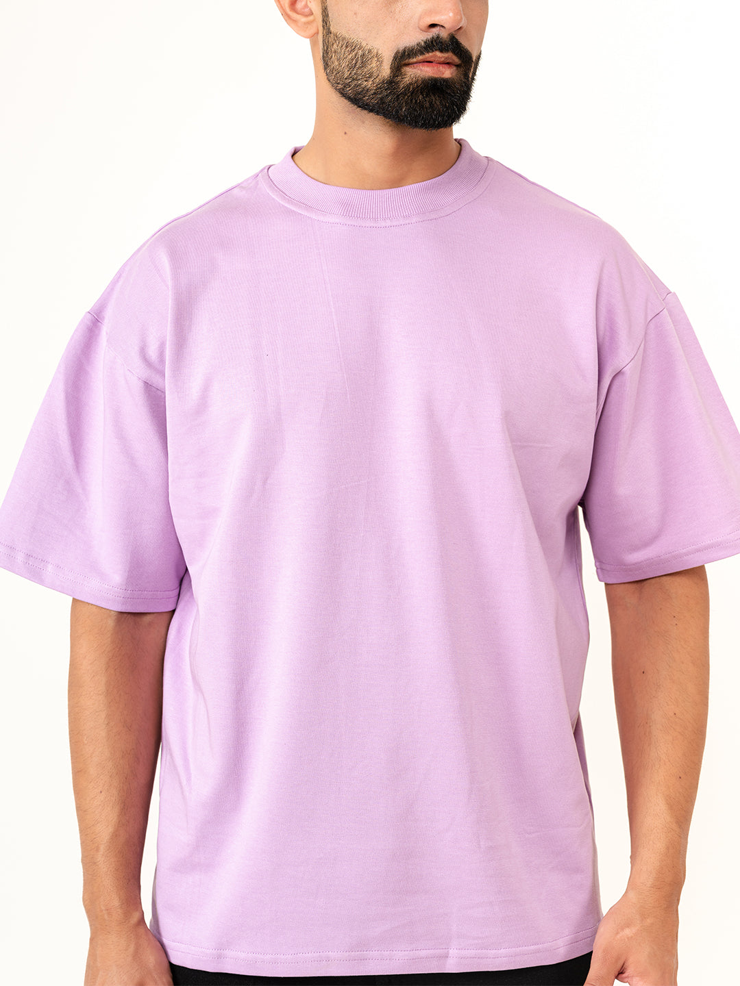 Purple French Terry Oversized T-shirt