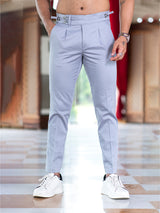 Light Grey Fusion Fit Mens Cotton Trouser