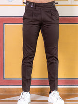 Coffee Brown Fusion Fit Mens Cotton Trouser