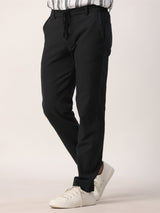 Black Linen Comfort-fit Pant