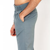 Double Pleated Grey Korean Pant