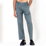 Single pleated grey korean pant