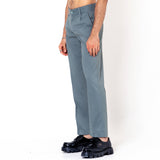 Single pleated grey korean pant