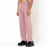 Single Pleated Salmon Pink Korean Pant