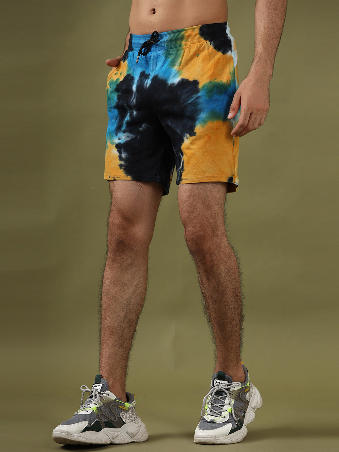 Tie Dye Multicolor Naruto Shorts