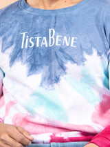 Tistabene Printed Tie and Dye Sweater