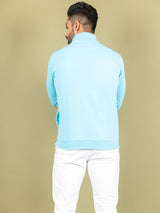 Sky Blue Turtle Neck Sweater