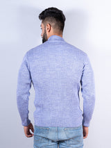 Lavender Color Turtle Neck Men's Sweater