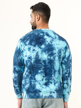 Blue Tie-Dye Sweatshirt