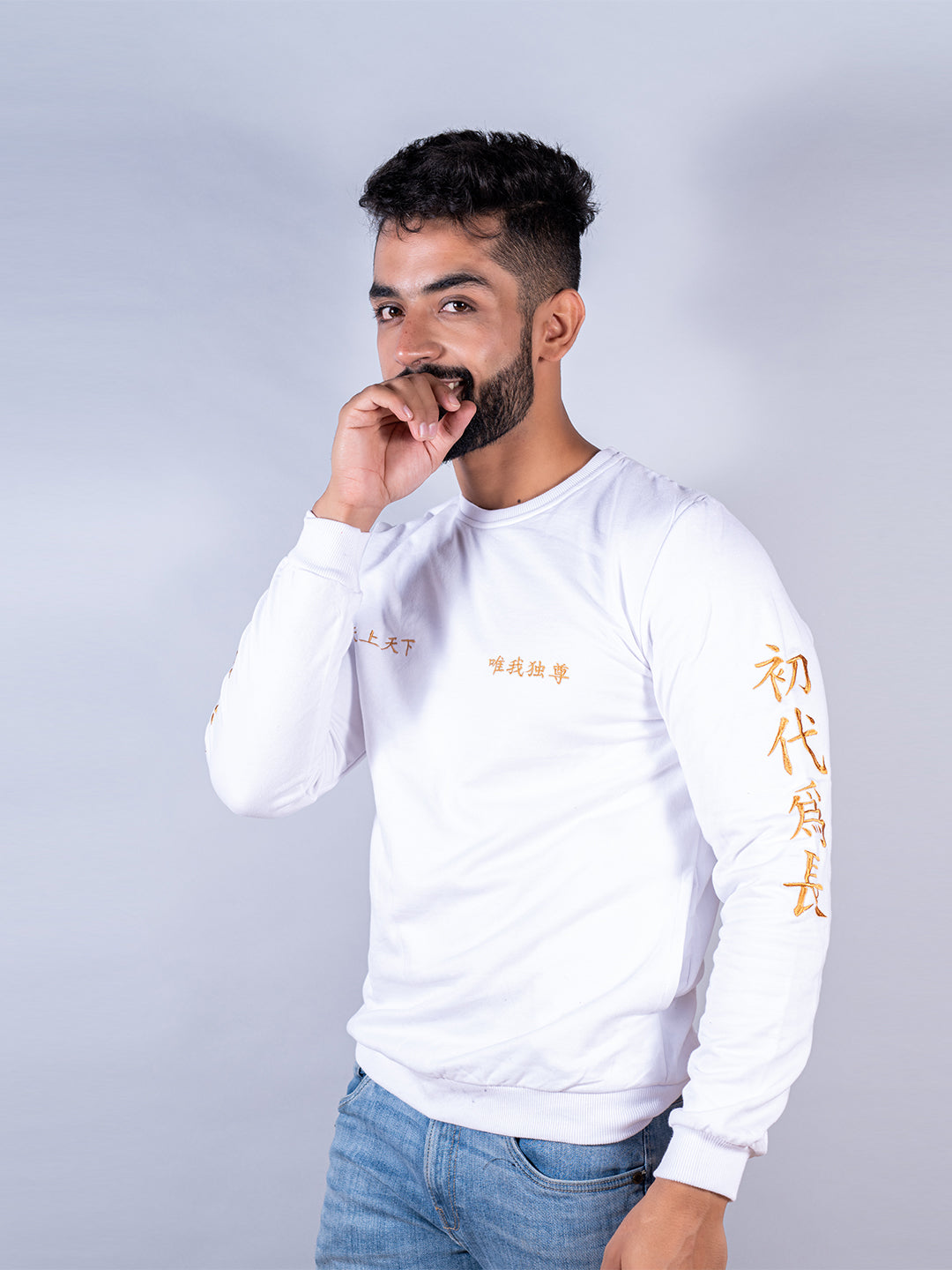 White Tokyo Manji Anime Sweatshirt