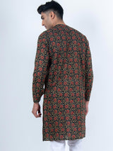 Black Noor Printed Kurta