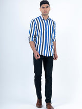 Serenity Stripes Cotton Shirt