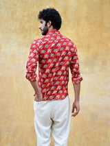 sanganeri printed shirt