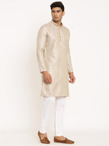 Riwayat Printed Designer Silk Kurta