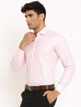 Pink Solid Cotton Shirt - Tistabene