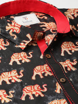 Elephant printed shirts