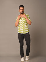 printed green shirt online