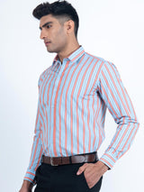 Kale Stripes Cotton Shirt